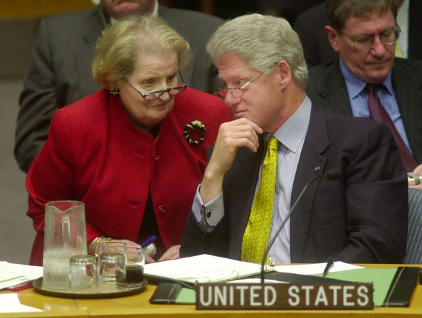 Bill Clinton and Madeleine Albright (Zimbio (Zimbio))